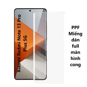 PPF Miếng Dán Màn Hình Cong Cho Xiaomi Redmi Note - Trong Suốt Chống Trầy Xước