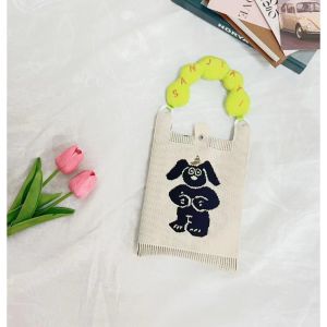 mimi sale กระเป๋าถือ ถักนิตติ้ง สามารถสะพายข้างได้ใส่โทรศัพท์ได้ทุกรุ่น ลายน่ารักมาใหม่