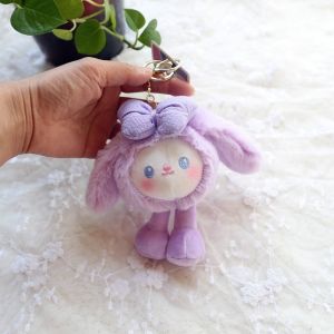 CRNGW Soft Rabbit Plush Doll Pendant Long Eared Plush Rabbit Plush Keychain Rabbit Pendant 13cm Rabbit Plush Keyring Bag Pendant