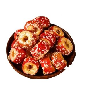 Freeze-dried hawthorn Individual packaging 100g Sesame pitted hawthorn balls Freshly picked Hollow