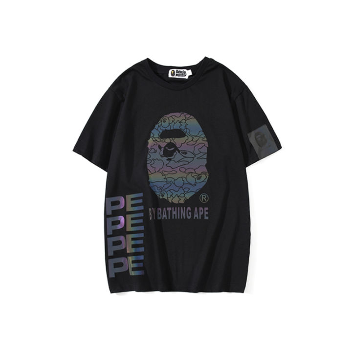 Bape reflective t shirt best sale