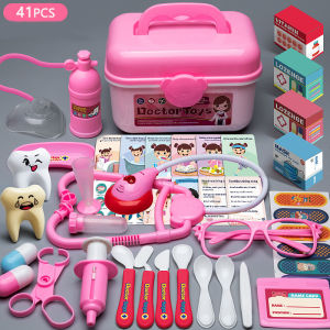 COD 47PCS Mainan Dokter Dokteran Anak Perempuan Dokter Dokteran Set Lengkap PlaySet Edukasi Toys