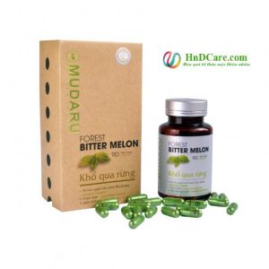 [HCM]Viên Uống Khổ Qua Rừng Mudaru (Hộp 90 viên) -  thanh nhiệt hỗ trợ điều trị tiểu đường mỡ máu