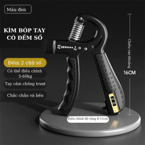 Kìm Bóp cơ Tay Cao CấpDụng Cụ Tập Gym Tại Nhà Điều Chỉnh Lực Có Đếm Từ 5 - 60Kg( Có 3 Màu Cho Khách Lựa Chọn)