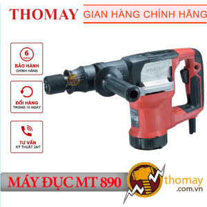 Máy Đục Bê Tông MT890 Công Suất Lớn 800W Hoạt Động Mạnh Mẽ Bền Bỉ Với Thời Gian Chất Liệu Cao Cấp Chống Gỉ Sét Tay Cầm Chắc Chắn Đảm Bảo An Toàn Khi Sử Dụng Dễ Dàng Di Chuyển