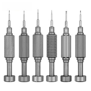 6 in 1 Mechanic High Hardness Precision Screwdriver Plum blossom cross Non-Slip Magnetic for IPhone Disassembly Tools