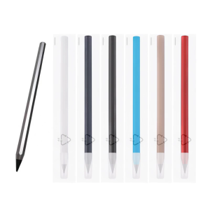 6Pcs/Pack Metal Eternal Pencil Erasable Everlasting Pen Smooth To Write Octagonal Eternal Pencil for Sketching Drawing