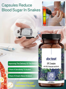 Glucose Control Capsules Diabetes Support Supplement Liver Protection Natural Herbal Supplement for Glucose Control with Liver Protection