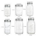XEX Ball mason jars โหลแก้ว โหลแก้วสูญญากาศ glass sealed jar โหลแก้วมีฝาปิด Container for Canning, Preserving, Meal Prep, Oats, Jam, Jelly ขนาดต่างๆ. 