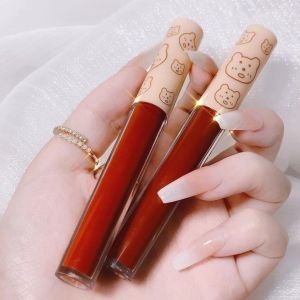 Bộ 4 Son Môi Dạng Kem Lì Hỗ Trợ Dưỡng Ẩm Lâu Trôi Trang Điểm Chuyên Nghiệp 💋