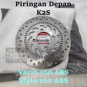 Piringan Cakram Depan K2S 100% ORI HONDA VARIO 160 ABS STYLO 160 ABS DISK DISC CAKRAM PRESISI AWET