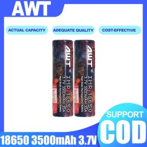 - AWT 18650 3500mAh 35A Rainbow battery for Li-ion battery