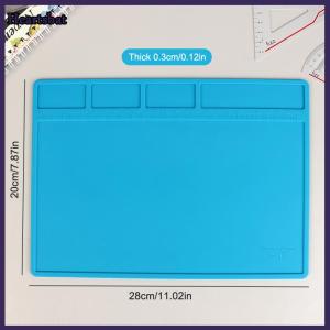 [Heartsbat] 1Pc ESD Heat Insulation Soldering Mat Computer Phone Repair Pad High Temperature Resistance Working Silicone Soldering Mat