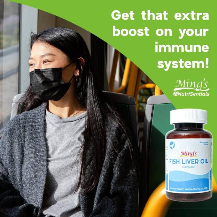 Ming's Fish Liver Oil Softgels Bottle of 300's Lazada PH