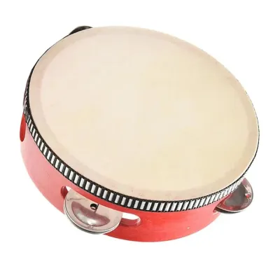 ANIMAL 4/6/8/10inch Tambourine Percussion Drumming Toy Handheld Drum KTV Party Preschool Kids Drum Musical Instruments