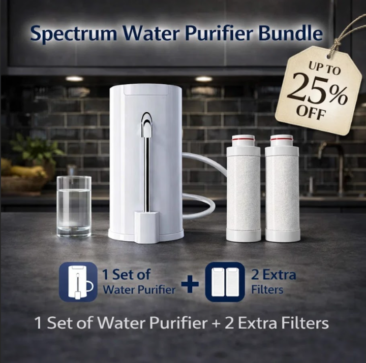 Spectrum Water Purifier Set | Non Electric Water Filter | UF Alkaline ...