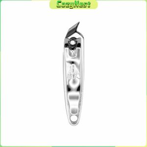 C.N. Silver Slant Edge Finger Nail Clippers Pedicure Manicure Trimmer Cutter Tool