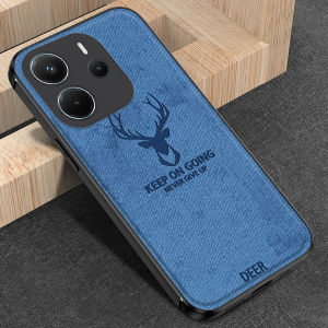 Case DEER REDMI NOTE 14 4G / 5G Casing Terbaru Cover Motif Canvas
