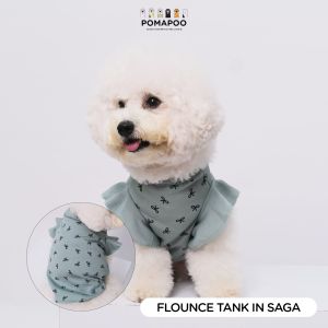 POMAPOO - Baju Kucing dan Baju Anjing Flounce Tank