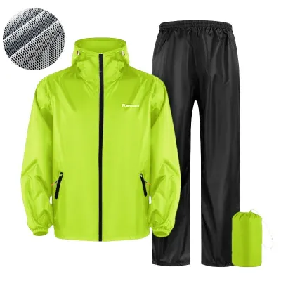 6XL Large Size Raincoat Rain Pants Suit Mens Womens Summer Breathable Adult Full Body Rainstorm Proof Split Waterproof Clothes