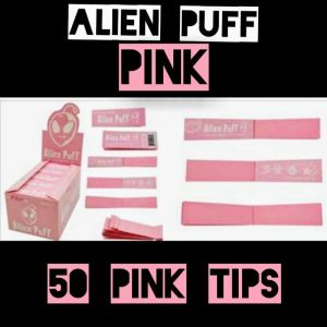 ALIEN PUFF PINK FILTER TIPS *BRAND NEW* *NEW ARRIVALS* *COLLECTORS ITEM* *FRESH FROM U.K