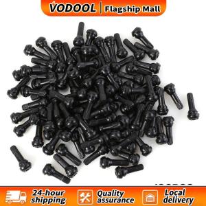 【Vodool】 วาล์วยางดำ TR-413 แบบ Snap In 100 ชิ้น สำหรับยาง Tubeless ใช้งานง่าย เหมาะสำหรับรถยนต์และมอเตอร์ไซค์