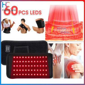 Hailicare Red Light Therapy Belt 660nm & 850nm LED Red Light Promote Wound Healing Heating Wrap for Knee Wrist Ankle Leg Arm Neck Pain Relief Relaxing Muscle Fade Wrinkles and Scars Skin Rejuvenation