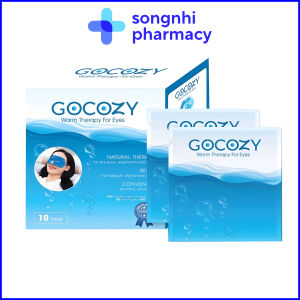 Chườm Ấm Mắt Gocozy Hộp 10 Miếng - Vệ Sinh Mắt Gocozy - Miếng Che Mắt Chườm Ấm Gocozy [Hàng chính hãng] - Giảm Mỏi Mắt Khô Mắt