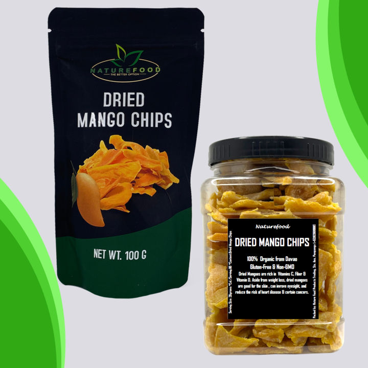 Dried Mango Chips Healthy Low Carb High Fiber Diet Dried