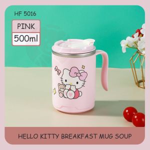 Termos Tumbler Beruang Strawberry Bear 500ml / Mug Cangkir Kopi Termos Stainless Steel 111/2334