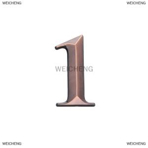 [COD] WEICHENG 2.7-inch ABS Metal Sensing Number Plate 7cm Stereoscopic House Number Digital Door Head Stereoscopic Characters