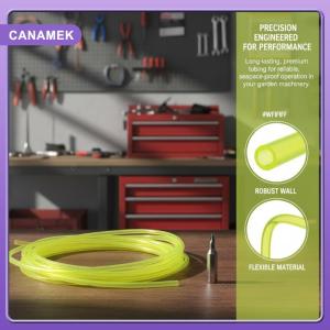 【CANAMEK】 4PCS Petrol Fuel Gas Line Pipe Hoses For String Trimmer Chainsaw Wear Resistant Tubing For Yard Maintenance Tasks