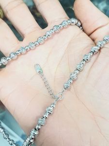 Vĩnh Viễn-Không Phai MàuDây Chuyền Bi Nhỏ 6MM Cao Cấp - Vòng cổ Màu sáng đẹp như vàng trắng tắm rửa thoải mái không phai