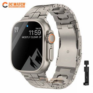 FCTitanium Strap for Watch Band Series 10 42mm 46mm Ultra 2 49mm 45mm 41 44mm Metal Wristband Strap Correas I watch 9 8 7 6 SE 5 4 3 40 42mm Replacement Bracelet