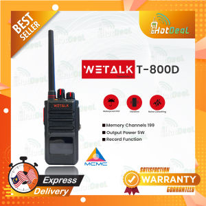 Wetalk T-800D UHF Walkie Talkie