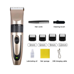 Professional Hair Clipper USB Fast Charging Cordless Hair Trimmer Low Noise Rechargeable Hair Cutting Machine