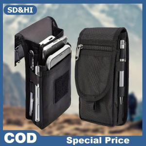 SD&HI Mobile Phone Bag Casual Waist Bag Pen Insertion Bag Flip Top Mobile Phone Waist Hanging Bag Waist Bag Mobile Phone