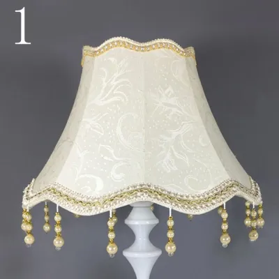 YERZ 25CM Table Lamp Shade European Style E27 Floor Lamp Dust Cover Table Lamp Cover Decor Shading Wall Lamp Cover Bedroom Wall