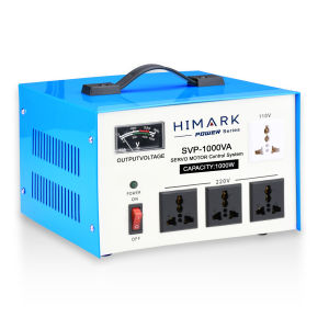 Himark AVR Automatic Voltage Regulator 1000watts SVR-1000VA Servo Type AVR Time Delay