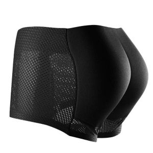 FINETOO Men Butt Lifter Boxer Padding Butt Enhancer Padded Panty Boxer Underwear Shapewear Breathable Body Shaper