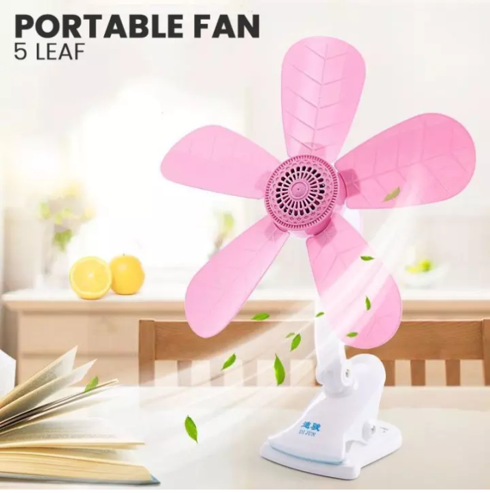5 Blades Portable Electric Clip Fan Cooler Wall Fan 220V Multi-function ...