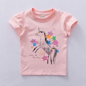 Kaos Anak Perempuan Unicorn Pink KT455
