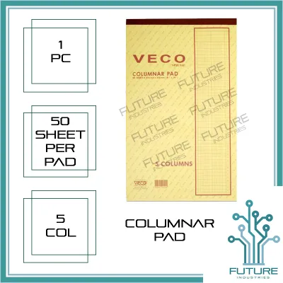 Columnar Pad 2 Columns Columnar Pad 3 Columns Columnar Pad 4 Columns Columnar Pad 5 Columns Columnar Pad 6 Columns Analysis Pad Accounting Pad [Future Industries]