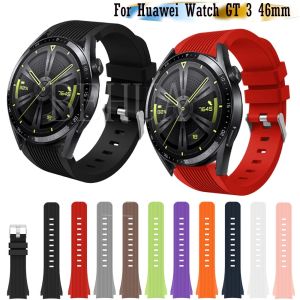 22MM WatchStrap For Huawei Watch GT 3 46mm Smart WristBand Soft Silicone Wriststrap For GT Runner/GT 2 Pro WatchBand Bracelet