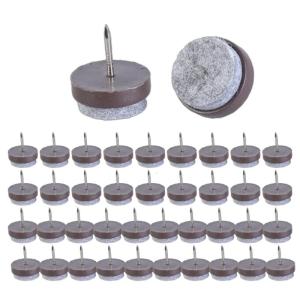 50 miếng đồ nội thất thực tế miếng lót nỉ chắc chắn với đinh cho gỗ và sàn gạch không có thiết kế trượt đường kính 22mm