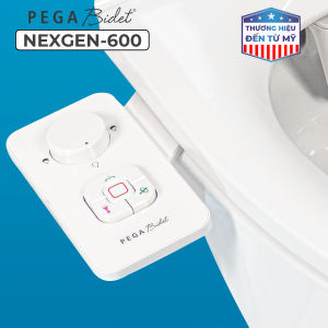 Thiết bị xịt rửa gắn bồn cầu thế hệ mới NEXGEN PEGA Bidet 2 vòi rửa nam nữ riêng biệt thương hiệu Mỹ