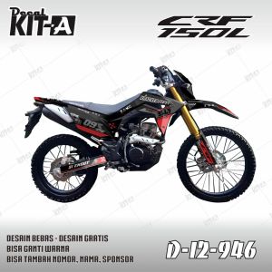 Decal CRF 150 L MOTIF MOTOCROSS HELMET Dekal Stiker Motor Sticker Striping CRF 150 L Desain Custom D-I2-565 i2-926 I2-946 I2-837 I2-1007 I2-799