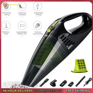Winnereco Car Vacuum Rechargeable Portable Car Vacuum Cleaner Hand Held Vacuum for Car