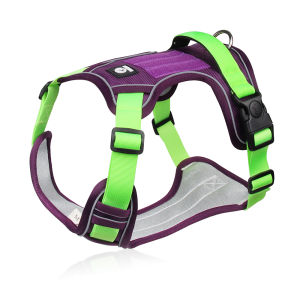 Sentexin Adjustable Pet Harness No Pull Reflective Chest Vest Style Harness for Medium Large Dogs French Bulldog Labrador
