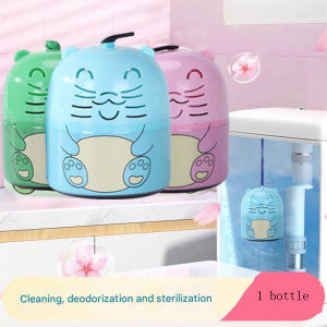 Can Be Used 2589 Times Toilet Cleaning Spirit Toilet Deodorant Bear Toilet Cleaning Royal Blue Bubble Toilet Cleaning Liquid